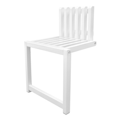#ad Wall Folding Chair Solid Wood Porch Chair Shoe Change Stool Hidden Footstool $61.85