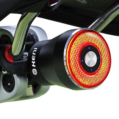 #ad G Keni Smart Bike Tail Light Brake Sensing Rear Lights Auto On off Waterproof $31.49