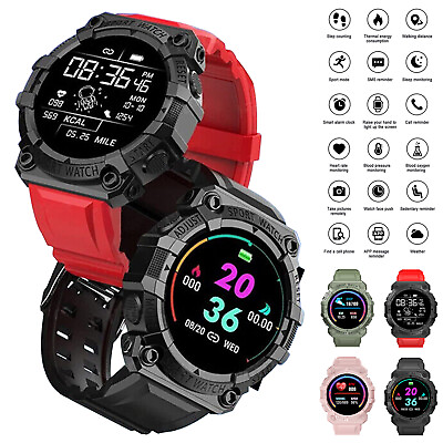 #ad Premium Waterproof Smart Watch Bluetooth Men Women Smartwatch For Android iOS $9.49