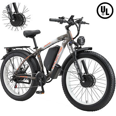 #ad #ad KAIJIELAISI V3 2000W Electric Bike 48V 23Ah 26quot; Fat Tire AWD Mountain Bicycle US $1199.00