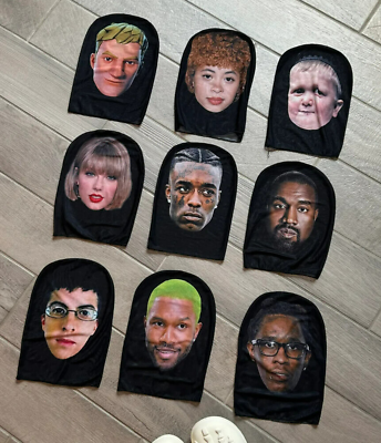 #ad Kanye West Travis Scott Drake Lebron Frank Ocea Hip Hop Rapper Face Mask $20.00