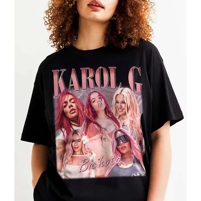 #ad Karol G Vintage T Shirt Karol Gift For Women And Man Unisex T Shirt All Size $19.99