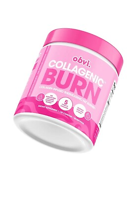 #ad Obvi Collagenic Burn Collagen Fat Burner 120 Capsules $18.91