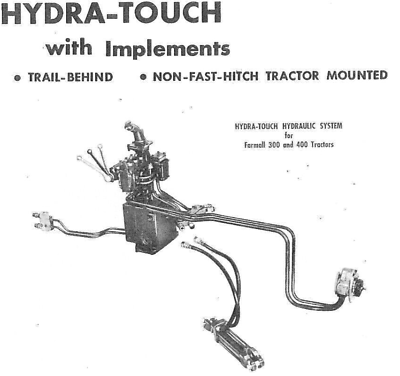 #ad Hydra Touch Sales Bulletin IH Farmall 300 400 Tractors w o Fast Hitch 350 450 $17.50