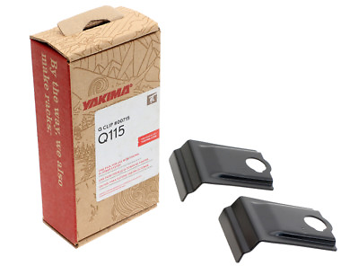 Yakima Q115 Q Tower Clips w E Pads amp; Vinyl Pads #00715 2 clips Q 115 NEW in box $17.99