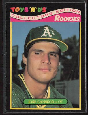 #ad 1987 Topps Toys quot;Rquot; Us Rookies #5 Jose Canseco $2.25