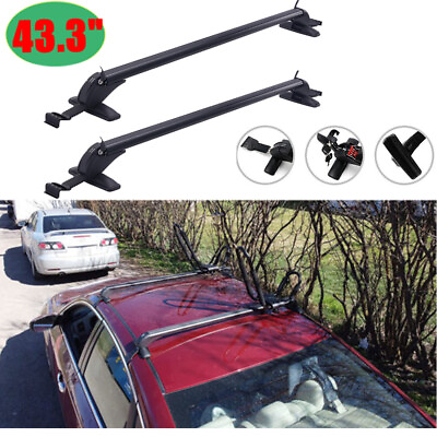 #ad Universal 43.3quot; Top Roof Rack Cross Bar Cargo Carrier Rooftop For Ford edge $128.88