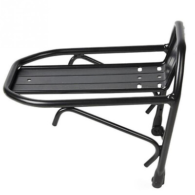 #ad Aluminum Alloy Bike Cargo Rack Durable Bicycle Front Rack For Electric Bike $16.49