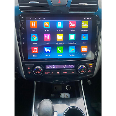 #ad For 2013 2018 Nissan Altima Apple Carplay Car Radio Android 13 GPS FM Stereo DSP $135.35