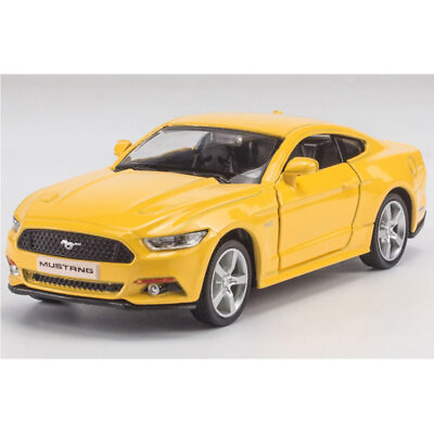#ad #ad 1:36 Ford Mustang Diecast Model Car Boys Toys Kids Gifts Men Collection Yellow $13.45