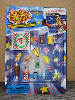 #ad #ad 2017 Zag Toys Super Action Stuff Super Foodie Series Action Figure Accessories $10.00