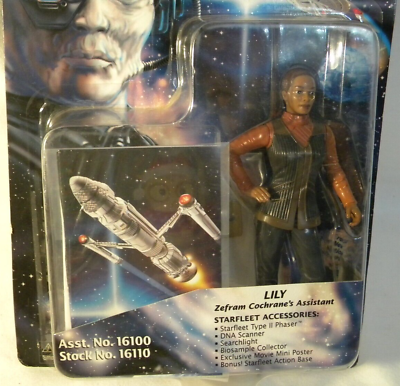 #ad Star Trek First Contact Lily6” Action Figure #16110 c $10.00