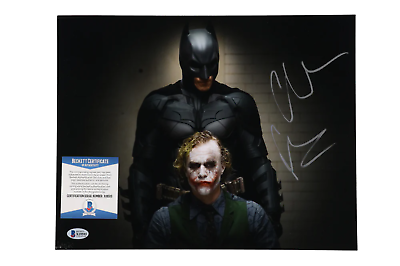 #ad #ad Christian Bale Signed quot;Batman: The Dark Knightquot; 11x14 Photo Beckett $440.40