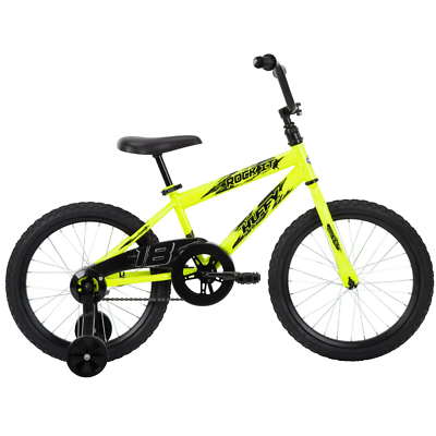 #ad Huffy 18 in. Rock It Kids Bike for Boys Ages 4 and up Child Neon Powder Yellow $106.78