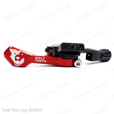 #ad Wolf Tooth Pro ReMote Lever Clamp for Bike Dropper Seatpost 22.2mm Red $69.95