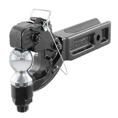Curt 48012 Trailer Hitch Ball Mount amp; Pintle Combination for 2.5quot; Receivers $130.58