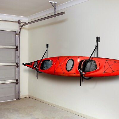 Great Working Tools Kayak Rack Wall Mounted Fold Flat Design 200 lbs. Capacity $38.99