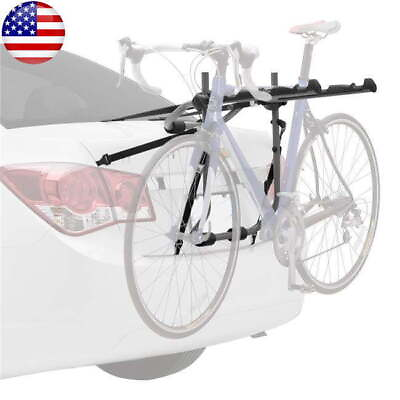 #ad #ad 3 Bike Trunk Rack Six Adjustable Straps Convenient Storage Soft Padding Protects $136.04