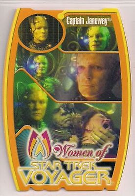 Star Trek Women Of Voyager HoloFEX MorFex Chase Card M1 Captain Janeway $3.98