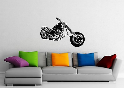 Wall Sticker Vinyl Decal Motorcycle Sport Bike Garage for Men ig1161 $29.99