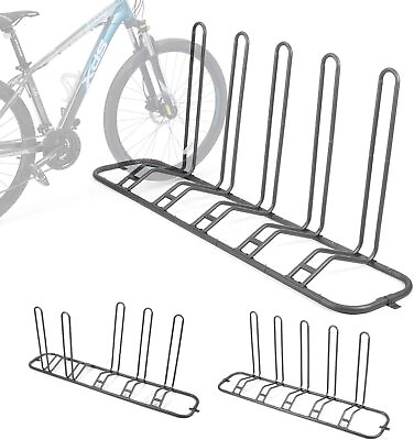 #ad #ad Bike Parking Stand Bike Rack Bicycle Floor Parking Stand for 5 Bikes $68.19