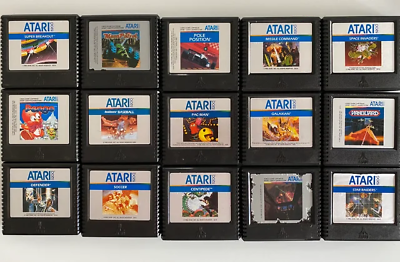 ATARI 5200 🎮 BUY 2 OR 3 FOR DISCOUNT 🎮 FAST SHIPPING 🎮 LOTS OF TITLES $7.00