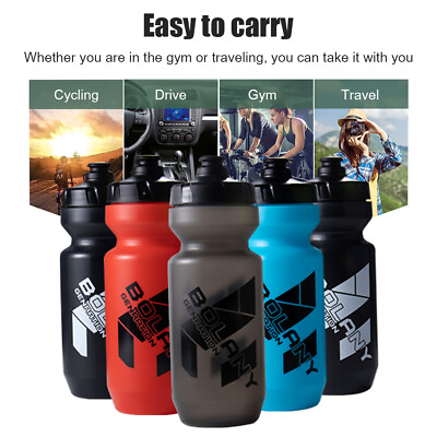 MTB Bicycle Water Drink Bottle Outdoor Plastic Portable Cycling Kettle Bottle $6.53