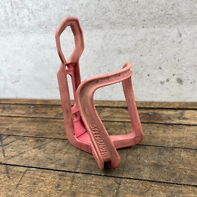Vintage Specialized Water Bottle Cage Red Plastic Road MTB Composite Mountain 90 $22.99