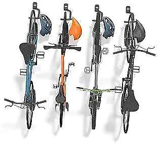 #ad 4 Bike Storage Rack 4 Bike Rack Wall Hangers Mount for Home amp; Garage Each $62.28