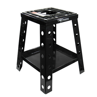 #ad Pit Posse Off Road Universal Motorcycle Motocross Dirt Bike Stand w Tray Black $64.95