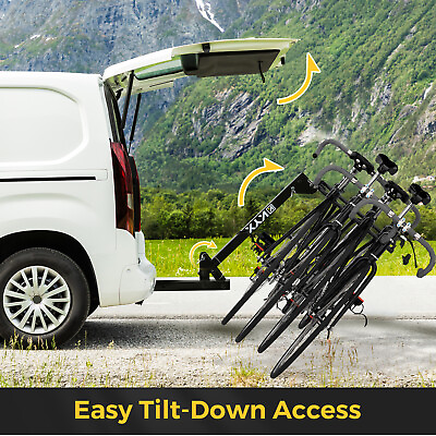 #ad #ad KAC Bike Rack Hitch Mount 2In Titan Four 4 Bike Folding 63410 $79.99
