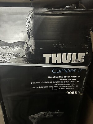 #ad Thule Camber 2 Hanging Bike Hitch Rack 9058 1 1 4quot; 2quot; Receiver Up to 2 Bikes $225.00