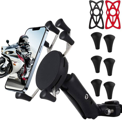 RAM Motorcycle Bike Handlebar Rail Mount X Grip Holder Cell Mobile Phone Gps New $23.99