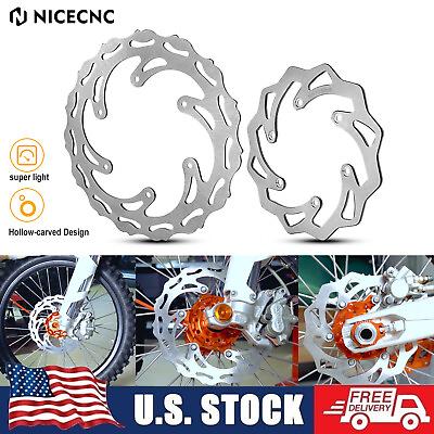 #ad Front amp; Rear Brake Disc Rotors For KTM 125 250 350 450 530 SX XC F XCW EXC EXCF $37.59