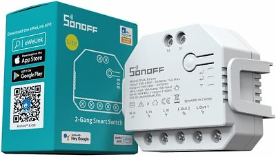 #ad #ad SONOFF DUALR3 Lite Wifi Wireless Switch Smart Two Way Switch Relay Switch Module $14.99