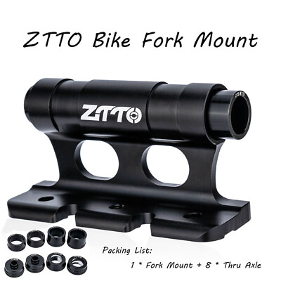 #ad ZTTO Aluminum Alloy Bike Fork Mount Set Transport Bike Truck Bed Bike Rack Q3L0 $12.35