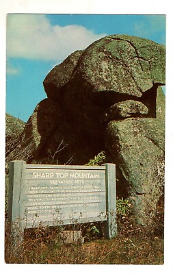 #ad Postcard Bedford Sharp Top Mountain Virginia VA Vintage $4.85
