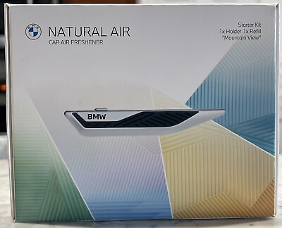 #ad #ad BMW NATURAL AIR Car Air Freshener Starter Kit Mountain View Scent OEM $29.99