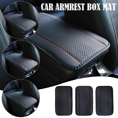 Car Armrest Cushion Cover Center Console Box Pad Protector Pad Mat Accessories $10.52
