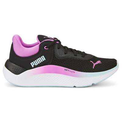 Puma Softride Pro Lace Up Womens Black Sneakers Casual Shoes 37704505 $46.95