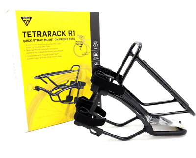Topeak TetraRack R1 Front Rack for Gravel Road Fork Blade Strap Mount QuickTrack $64.86
