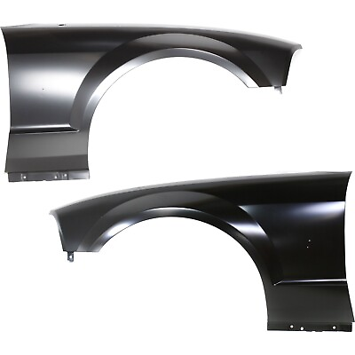 #ad Fender Set For 2005 2009 Ford Mustang GT Front Left and Right Primed Steel $198.47