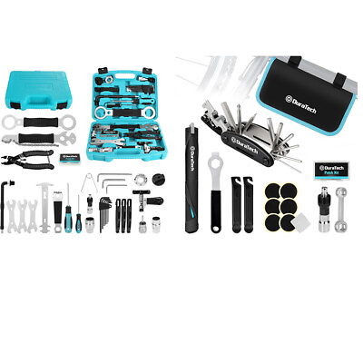 #ad DURATECH 41pc Complete Bike Tools Kit wi Storage Box Portable Bicycle Tool Kit $33.99