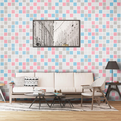 #ad #ad DIY Pvc Peel amp; Stick wallpaper Roll Waterproof 1.48¢ª16.4ftRed Mosaics US $16.99