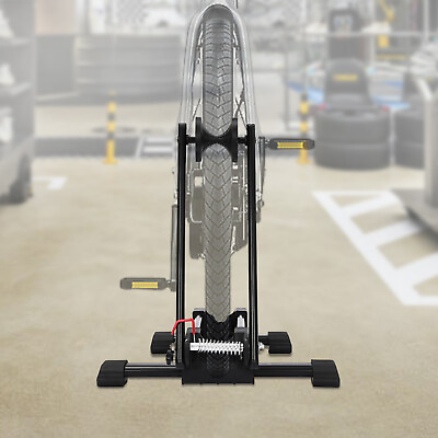 #ad Bike Bicycle Floor Parking Rack Stand Adjustable Storage Garage Indoor Outdoor $37.05