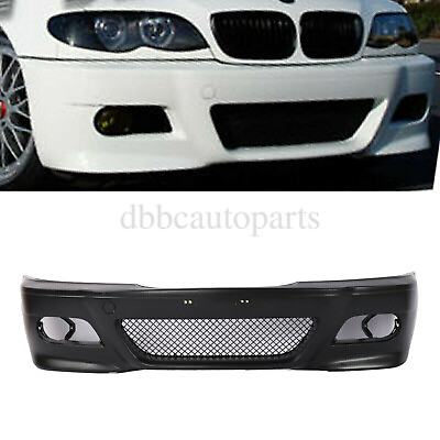 M3 Style Front Bumper Dual Hole Covers Fit BMW E46 4dr 2dr 3 Series 1999 2005 $220.99