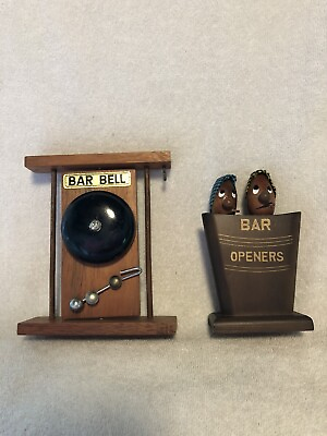 #ad Vintage Pair: Bar Openers And Bar Bell Accessories For Your Vintage Bar $35.00