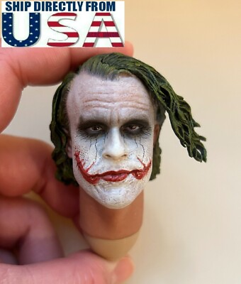 #ad #ad 1 6 scale Joker Heath Head Sculpt BATMAN For 12quot; Hot Toys Male Figure USA $36.45