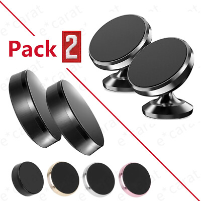 2 Pack Magnetic Car Dashboard Mount Holder Stand For Phone Samsung Galaxy iPhone $8.99
