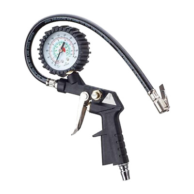 220 PSI Tire Inflator with Pressure Gauge Air Chuck for Truck Car Bike NEW $11.76